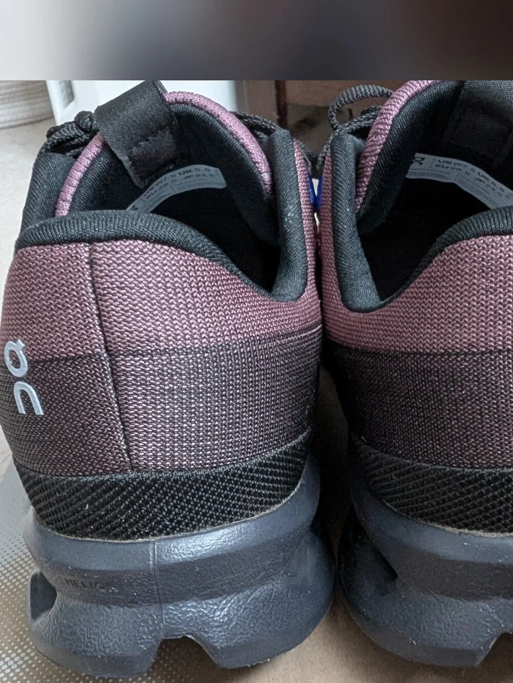 On Cloudsurfer Women's Running Shoes, Black Pink Blue, Size 7.5